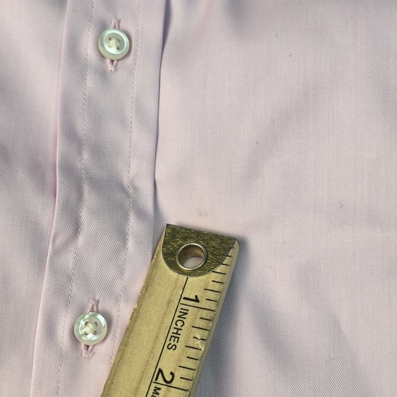 MRSP$450 Ralph Lauren Purple Label Easy Care Dress Shirt Pink Made In Italy 16.5 - Picture 10 of 11